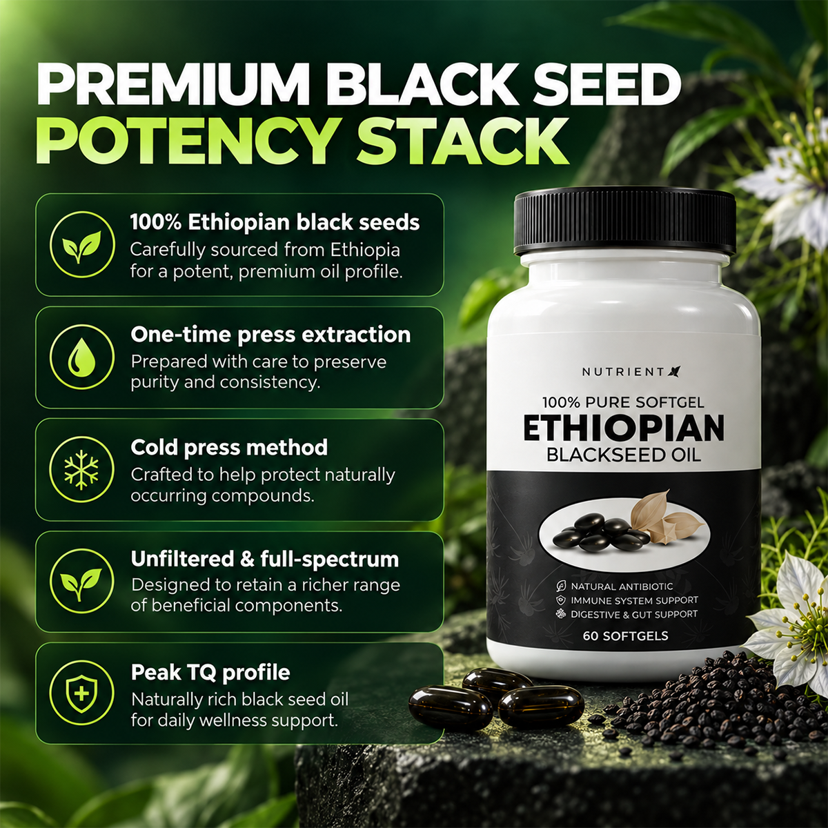 Ethiopian Black Seed Oil